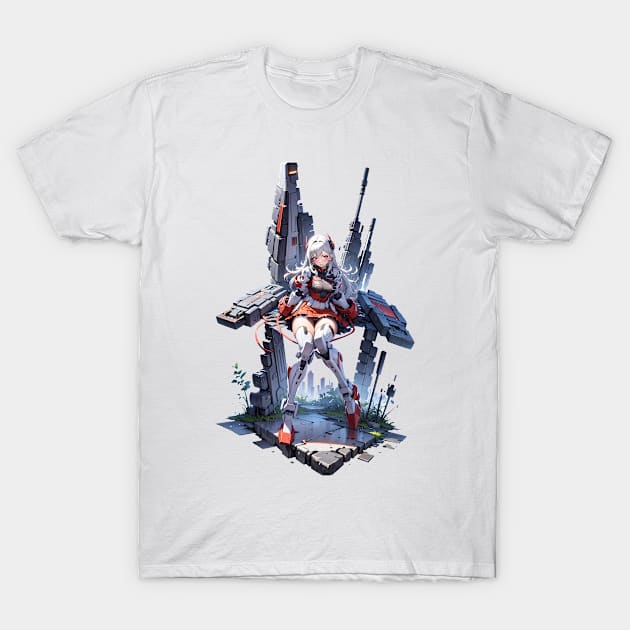 Mecha Girl T-Shirt by archclan